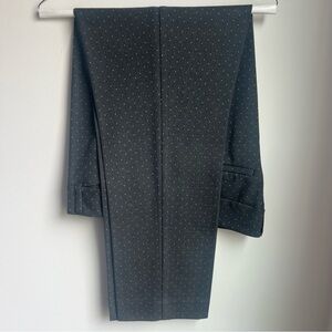 LOFT Grey Pants with White Dots